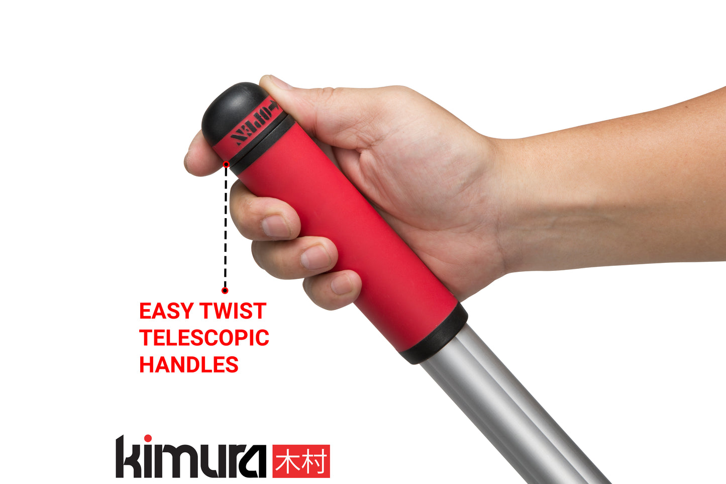 Kimura Pro Telescopic Hedge Shears, Japanese SK5 Steel Blades, Patented Gearing Technology