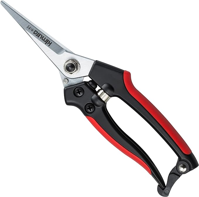 Kimura Pro 8” Pruning Scissors, Japanese Hi-Carbon SK5 Steel Blades