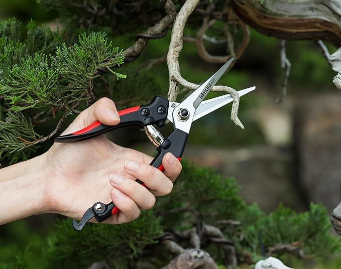 Kimura Pro 8” Pruning Scissors, Japanese Hi-Carbon SK5 Steel Blades